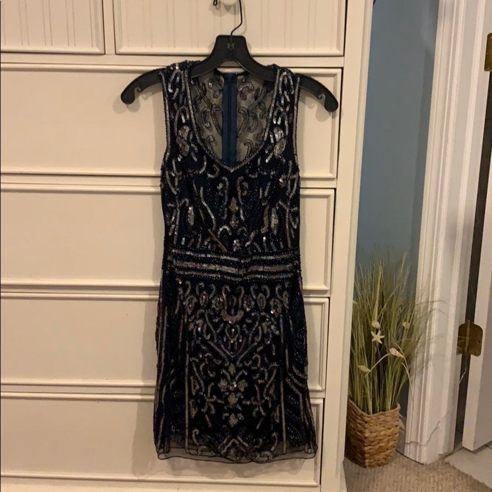 Beaded cocktail dress